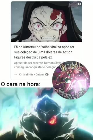 Fã de Kimetsu no Yaiba viraliza após ter sua coleção de 3 mil