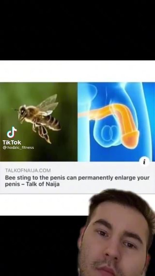 Bee sting to the penis can permanently enlarge your ff cf TikTok