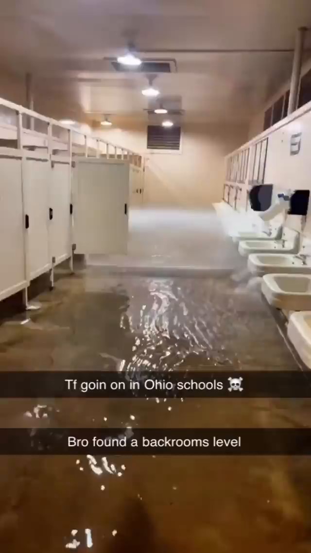 Tf goin on in Ohio schools af.'- Bro found a backrooms level - iFunny Brazil