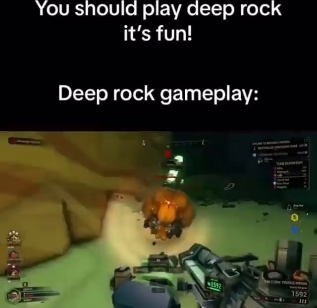 DEEP ROC G A Cc Ghost Siip Games id hear a rock ROCK AND STONE BROTHER -  iFunny Brazil
