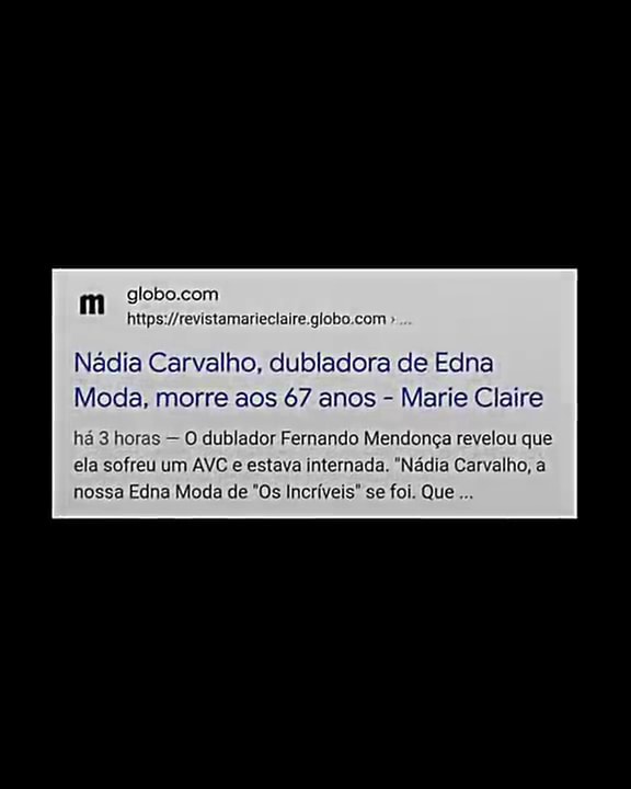 Morre Nádia Carvalho, dubladora de Edna em 'Os Incríveis', aos 67 anos