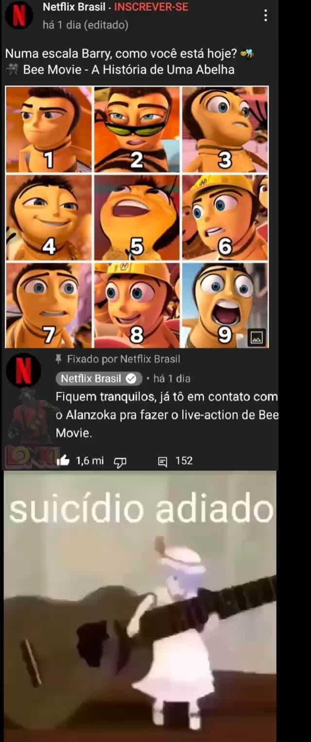 Netflix Brasil há 1 dia (editado) Numa escala Barry, como você