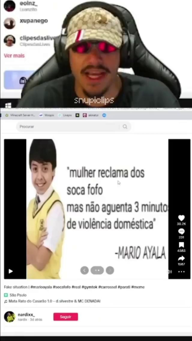 mulher reclama dos soca fofo mas não aguenta 3 minuto de violência  doméstica MARIO AVALA - iFunny Brazil