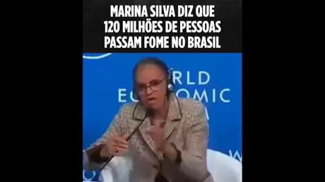 120 milhões passam fome no Brasil, diz Marina que depois se corrige