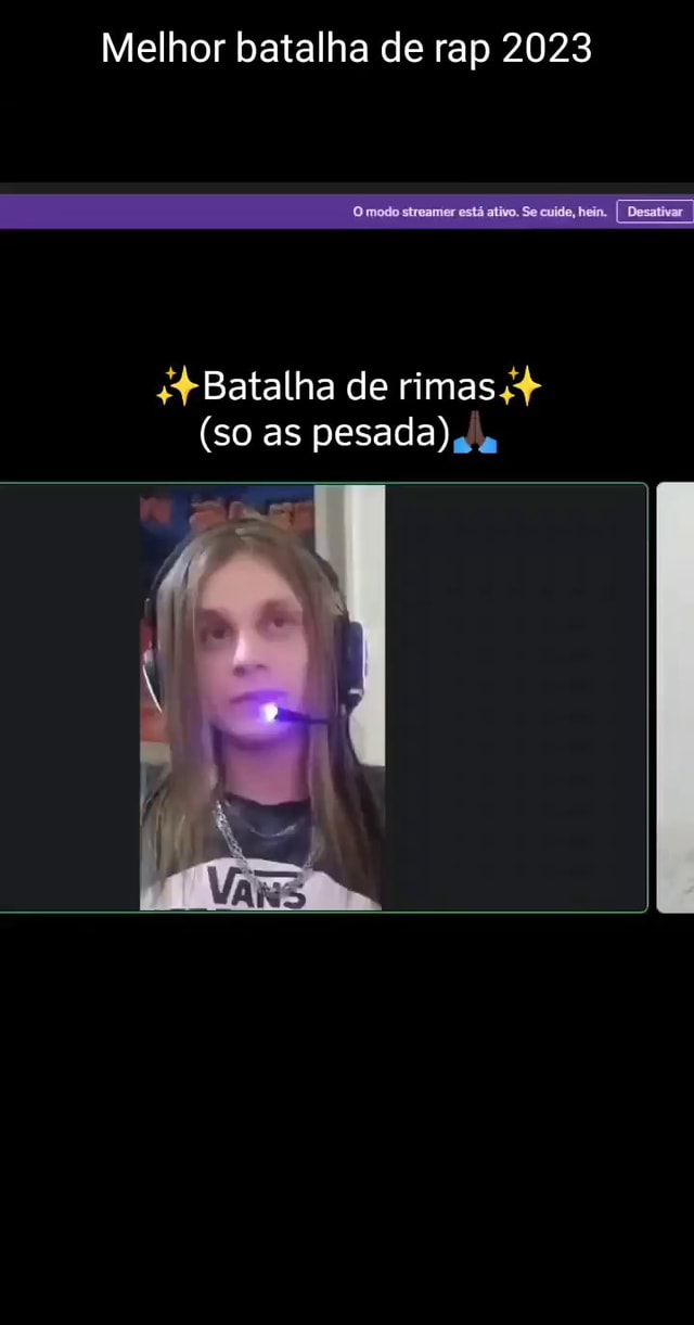 Batalha de rima memes  Batalha de rima, Batalha de rap, Batalha