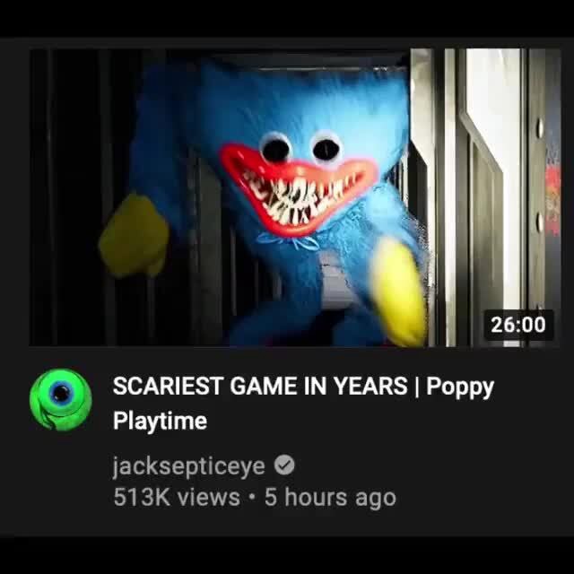 SCARIEST GAME IN YEARS  Poppy Playtime 