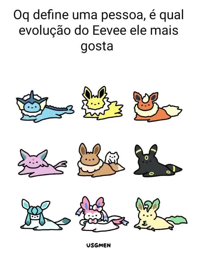 Qual a sua evolução do eevee favorita