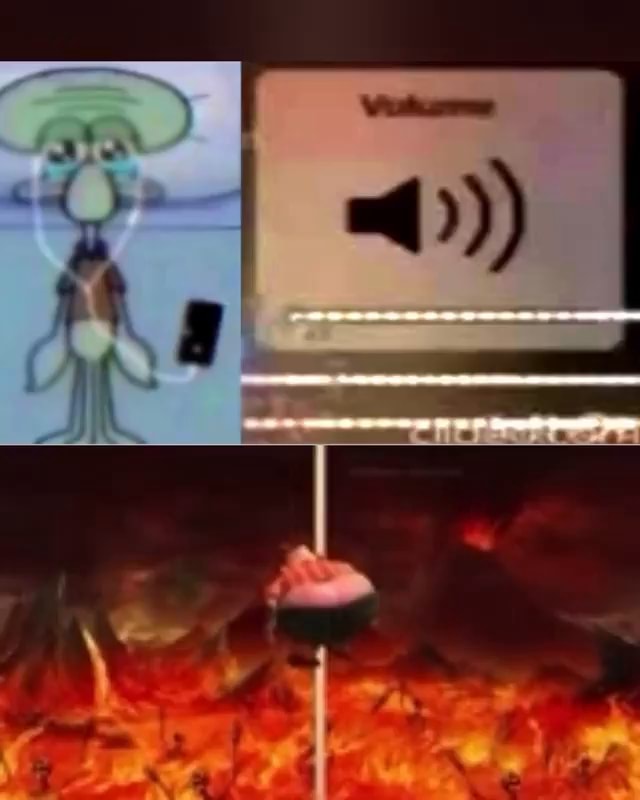 Squidward Listening To Music In Bed