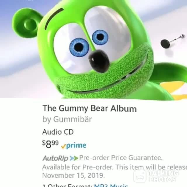 Gummy Bear Album by Gummibar (CD, 2019) for sale online