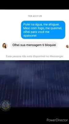 Água e Fogo para uma pessoa