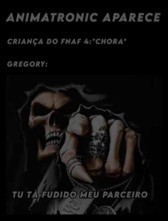 ANIMATRONIC APARECE CRIANÇA DO FNAF CHORAS GREGORY: - iFunny Brazil