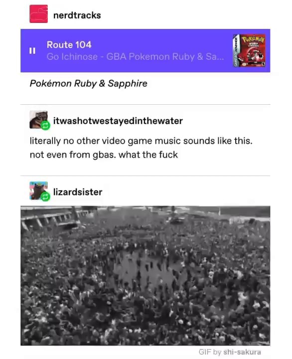 Nerdtracks Route 104 Pokemon Ruby Sapphire