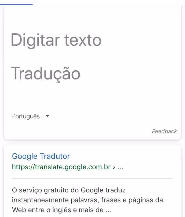 Digitando coisas aleatórias no Google Tradutor 