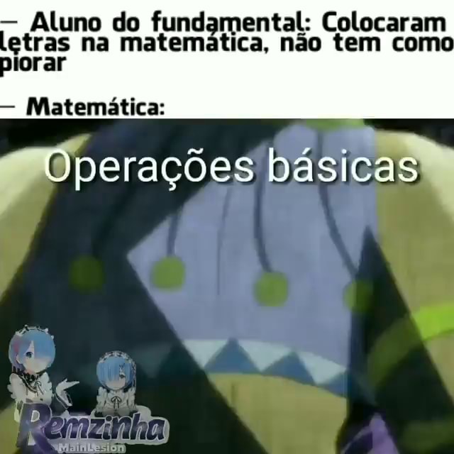 Aluno Do Fundamental; Colocaram Intr As Na Matem Tica, Não Tem C ...