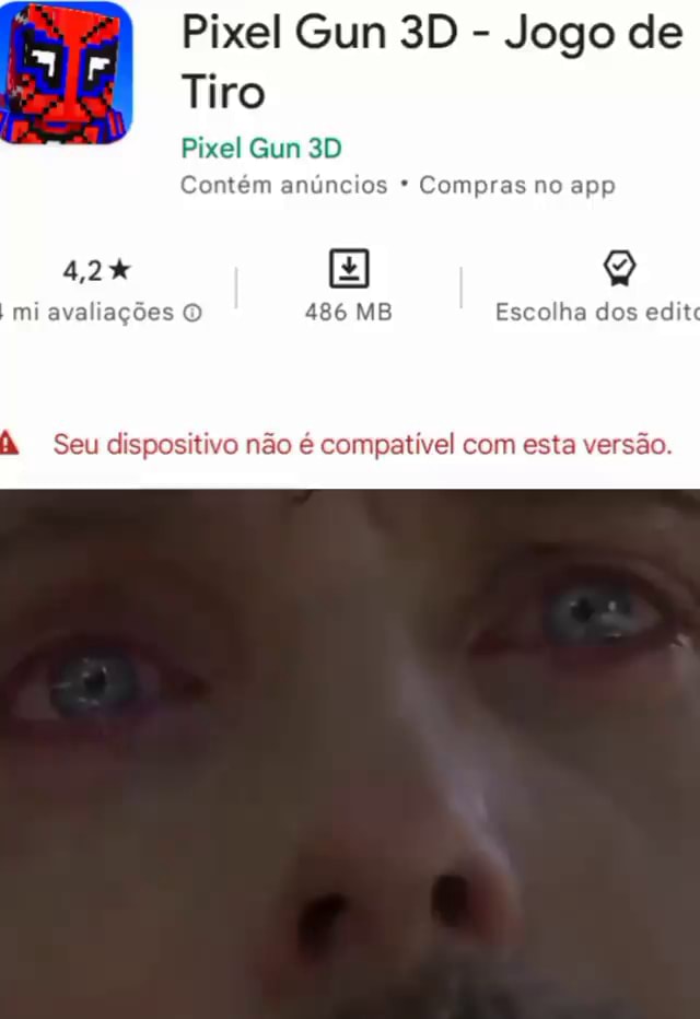 Uma pequena diferença Muda Tudo Pixel Gun - Jogo de Tiro Pixel Gun Contém  anúncios Compras no