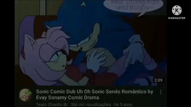 209 Sonic Comic Dub Uh Oh Sonic Sendo Romantico by Evay Sonamy