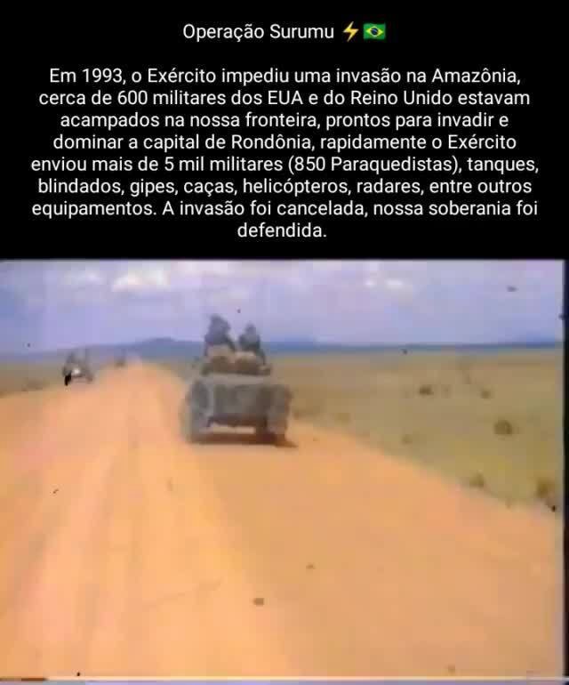 Exército Brasileiro Leva Tanques a Fronteira 