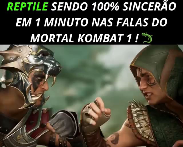 Falas do Reptile com os Personagens - MORTAL KOMBAT 1 