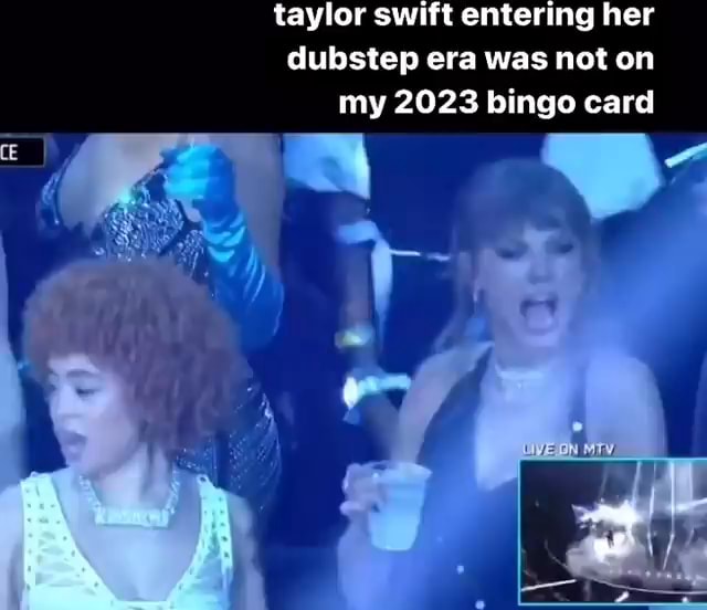 Taylor Swift Bingo Card