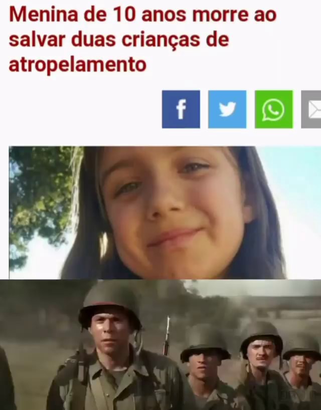 Menina de 10 anos morre ao salvar duas crianças de atropelamento