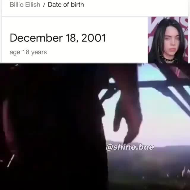 Billie Eilish Date of birth December 18 2001 age 18 years iFunny Brazil