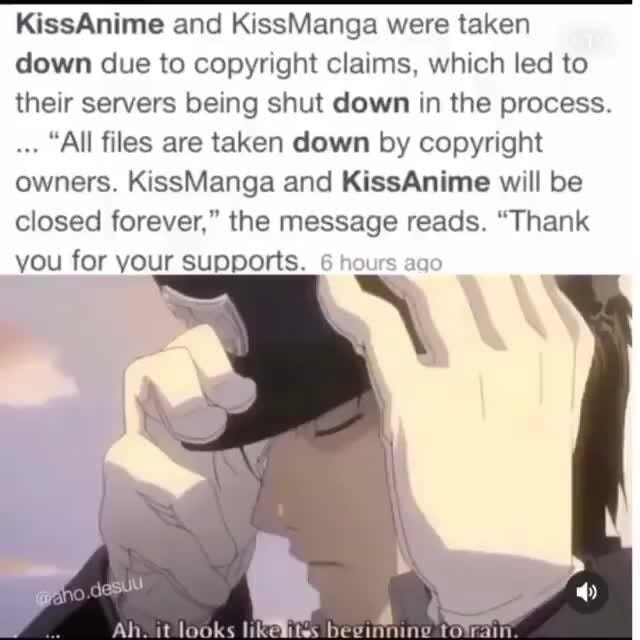 KissAnime and KissManga Shut Down Permanently