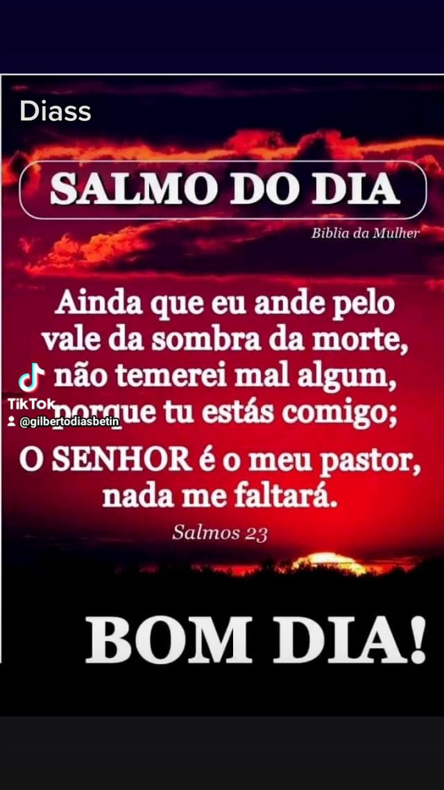 O Senhor é o meu Pastor (Salmos 23)