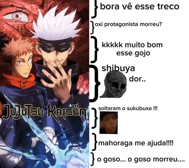 vesão aceita o Gojo Morreu! #humorgamer #animebr