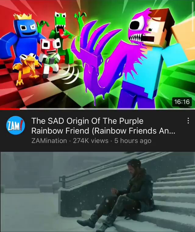 My rainbow friend part 5 picture Gray white Blue ow - iFunny Brazil