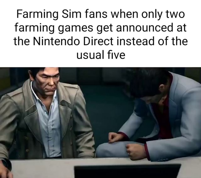 Nintendo Farming Direct: Fans poke fun at the latest Nintendo Direct being  full of farming sims