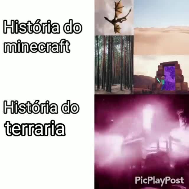 Galera eu to preso no meu Terraria, já derrotei o olho e o king slime,  queria saber oq devo fazer a seguir, pode me ajuda? - iFunny Brazil