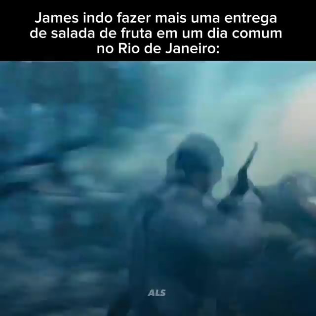 Oh james eu quero uma salada de fruatã 🗣️🏍️ - *Eu refugiado indo embora  do pais mas não deu tempo de comprar uma salada de fruta* da - iFunny Brazil