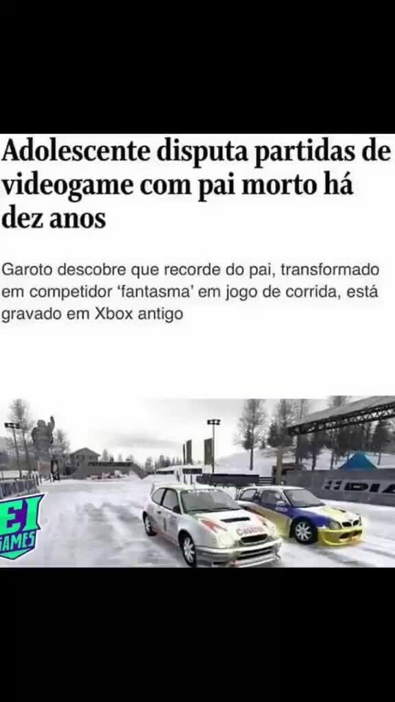 Garoto joga videogame contra pai que morreu há 10 anos