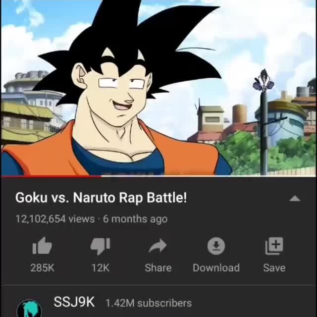 Goku Vs Naruto RAP BATTLE!