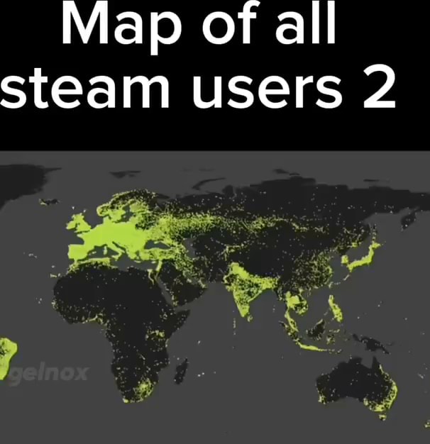 Map Of All Steam Users