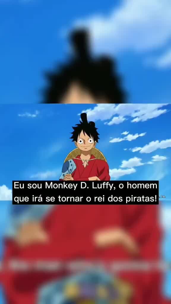 Prazer, eu sou Monkey D Luffy!