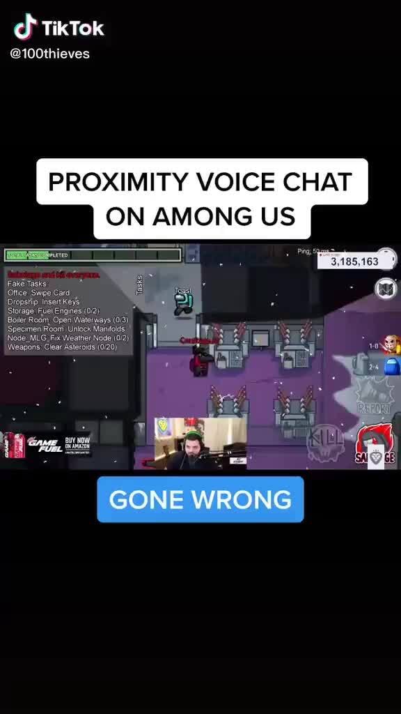 How to chat by voice in the game Among Us