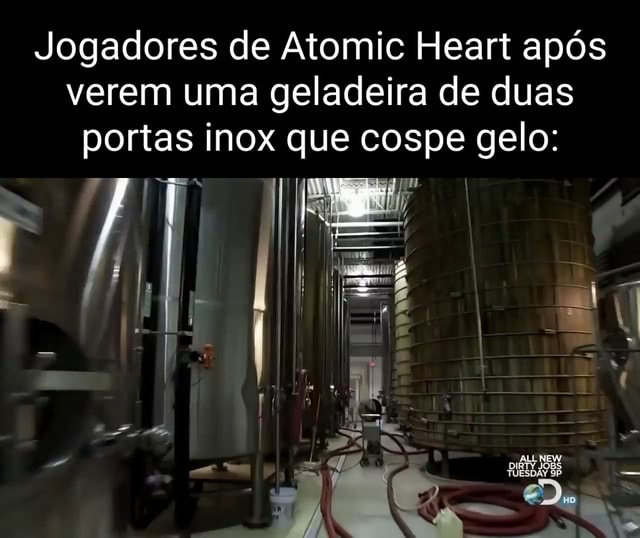 Jogadores de ATOMIC HEART toda vez que se depara com uma geladeira