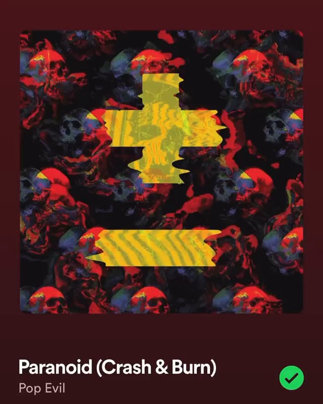 Man om Paranoid (Crash & Burn) Pop Evil iFunny Brazil