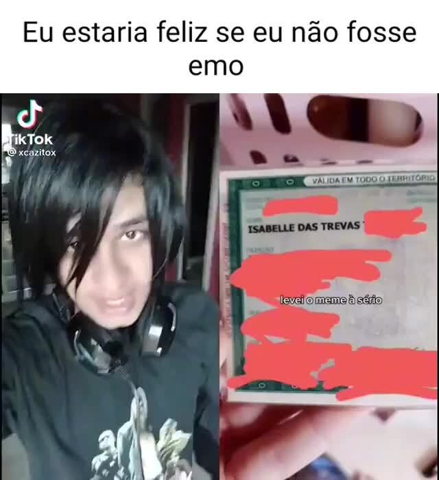 Andiser emo er foda seja emo GIy - iFunny Brazil