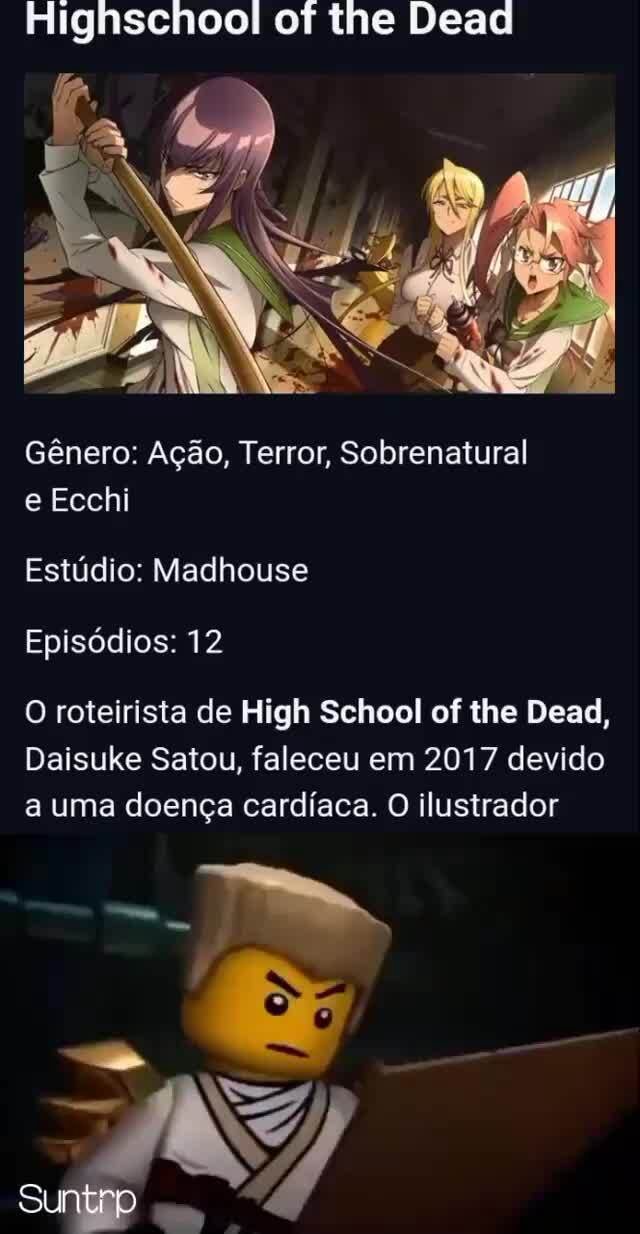 ☕ __ Anime: Highschool of the Dead Studios: Madhouse Source: Manga Genres:  Action, Horror, Supernatural, Ecchi Themes:…
